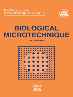 cover image of Biological Microtechnique